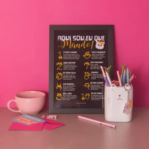 Quadro Regra dos Gatos