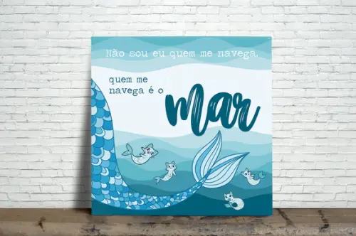 Quadro Quem Me Navega É O Mar