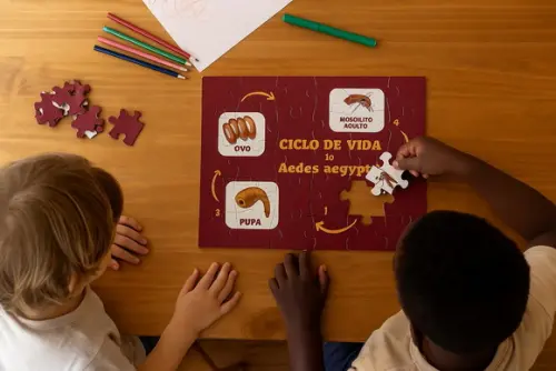 Quebra-cabeça Personalizado | 24 Peças | com a Sua Arte