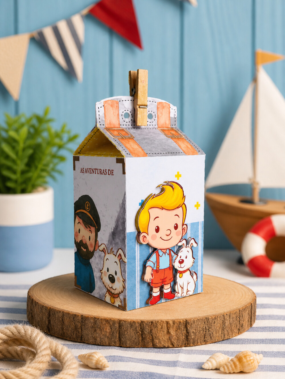 Caixa Milk as Aventuras de Tintim 001 - Arquivo Studio