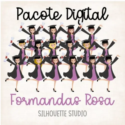 Kit Formandas Rosa - Arquivo Studio