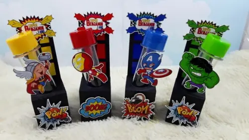 Tubetes Vingadores - Arquivo Studio