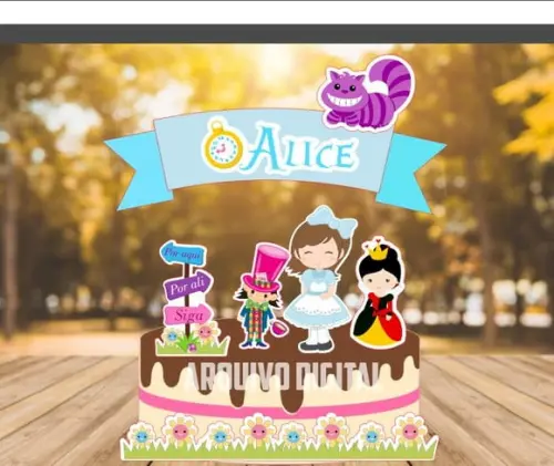 Alice no Pais das Maravilhas 001 - Arquivo Studio