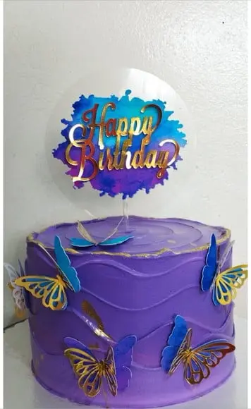 Happy Birthday 007 - Borboletas