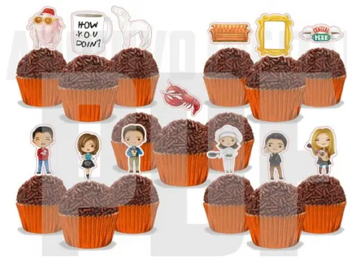 Topper Docinhos Friends - PDF