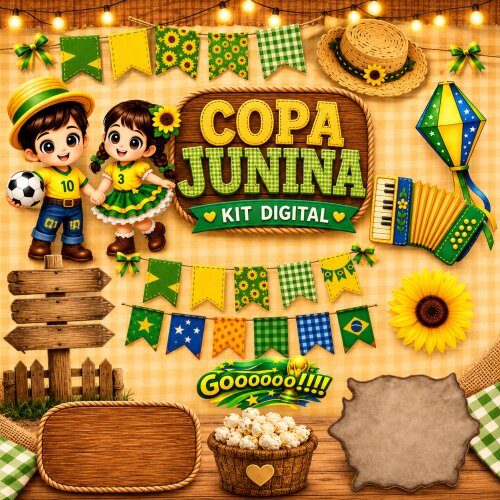 Kit Digital Festa Junina/Copa 001