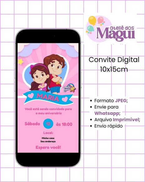 Convite Digital 10x15cm | Maria Clara e Jp