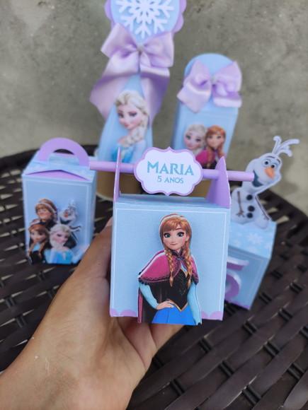 Kit de Personalizados Frozen - 25 Peças | 5 de Cada