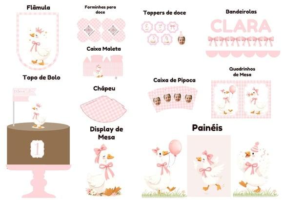Kit Festa na Caixa Só Um Bolinho m | Gansos e Laços Menina