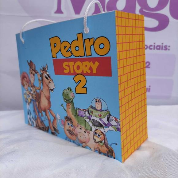 Sacolinha Personalizada Toy Story Aquarela