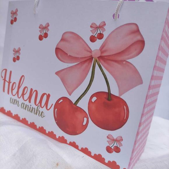 Sacolinha Personalizada Cerejinha do Bolo