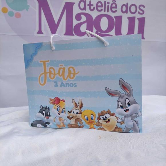 Sacolinha Personalizada Baby Looney Tubes Menino