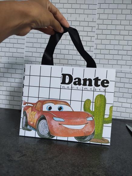 Sacolinha Personalizada | Relâmpago Macqueen Aquarela
