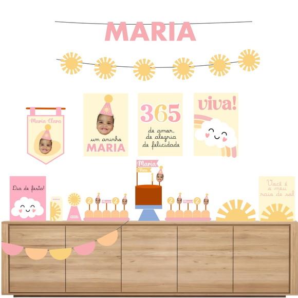Kit Festa na Caixa Só Um Bolinho G | Raio de Sol Menina