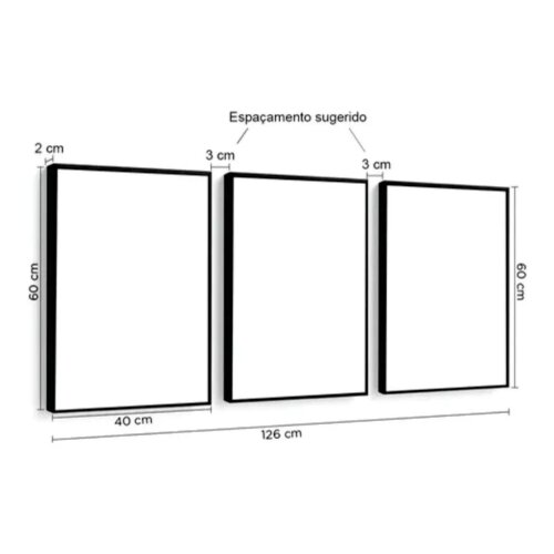 kit 3 quadro decorativo família de leão leoa dois filhotes selv