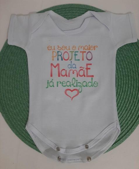 Body Bebê com Seu Tema Personalizado