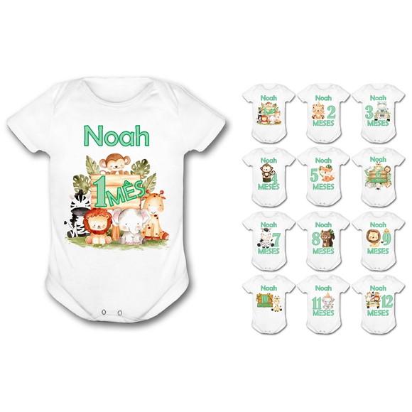 Body Bebê Arca de Noé Personalizado