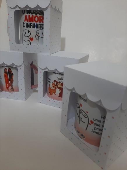 Caneca Alça Coração Personalizada com Sua Arte , Foto, Tema