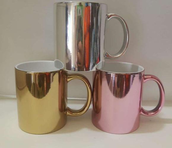 Caneca Cromada Personalizada Sua Arte