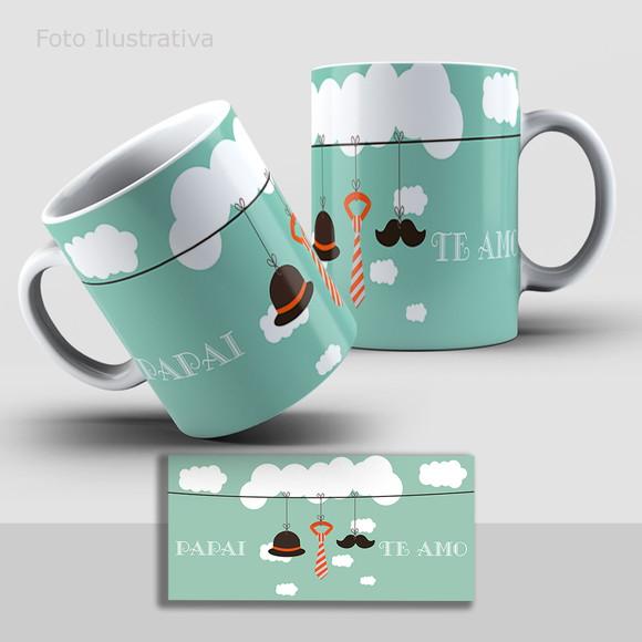 Caneca Dia dos Pais de Porcelana Personalizado