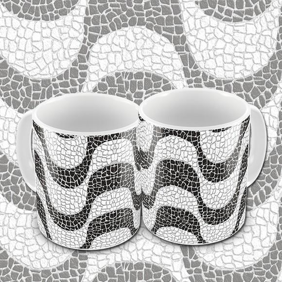 Caneca Calçadão de Copacabana Personalizada