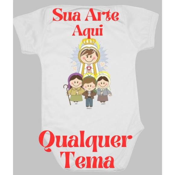 Body 6 Unidades Infantil Qualquer Tema Personalizado