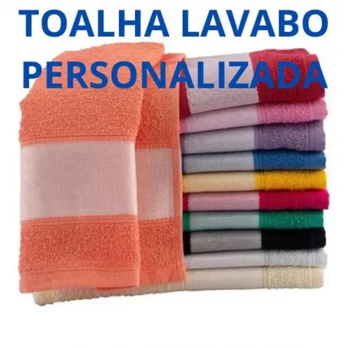 30 Toalhas Personalizadas com Sua Arte