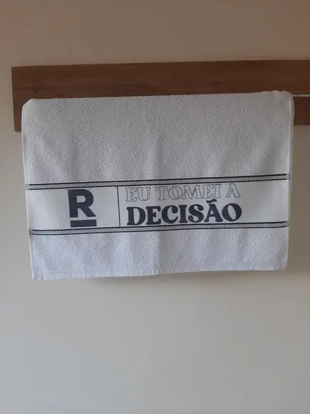 Toalha de Banho Personalizada com Sua Marca/logo Eventos