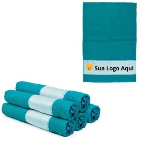 Toalha Personalizada Sua Marca/logo Eventos Brinde