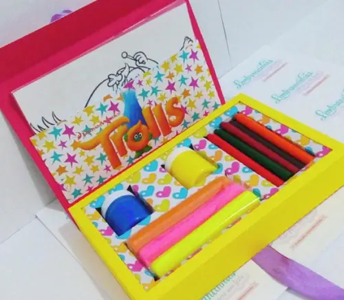 Maleta de Colorir Kit Diversão Kit 10