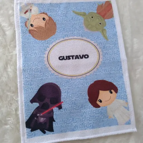 Toalhinha de Mão Personalizada Qualquer Tema ou Arte/logo