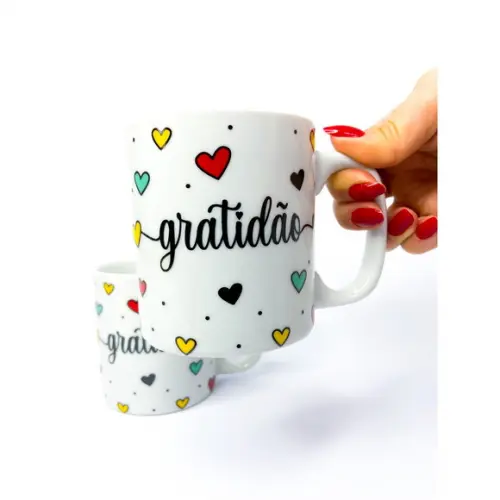 Caneca Gratidão Outras Artes e Frases do Seu Jeito
