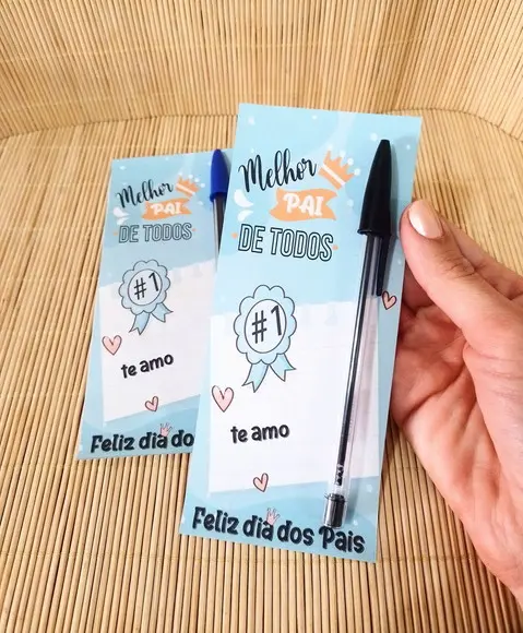 Caneta + Card Personalizado