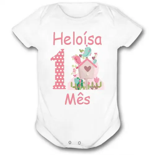 Body Bebê Personalizado com Sua Arte