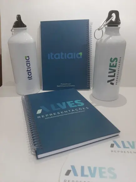 Kit Squeeze + Bloco Personalizado com Sua Arte