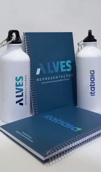 Kit Squeeze + Agenda Personalizada com Sua Marca