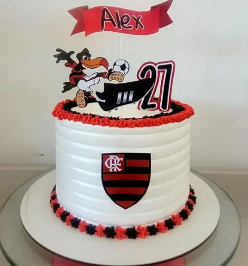 Topo de Bolo Flamengo