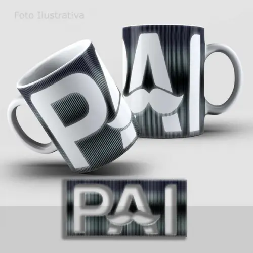 Caneca Dia dos Pais de Personalizada + Temas