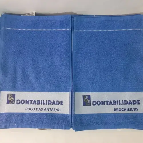 PROMOÇÃO DE TOALHA LAVABO COM SUA LOGOMARCA