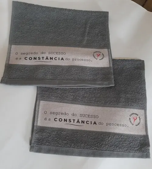 Toalha Personalizada Lavabo/ Logo/brinde /manicure