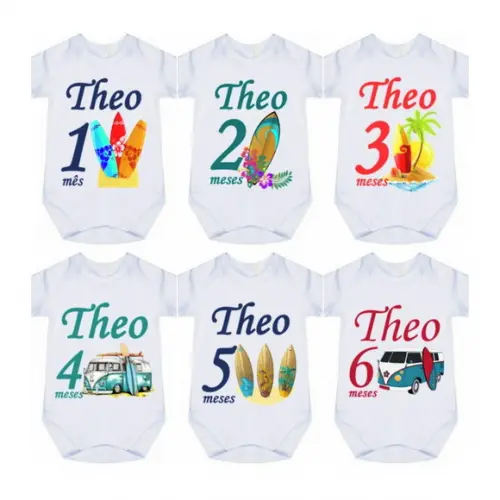 Body Bebê Personalizado Qualquer Tema