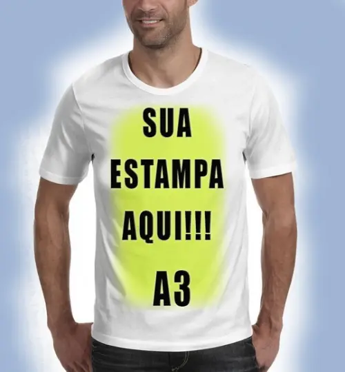Camiseta branca Para eventos e Festas Estampada 100 pçs