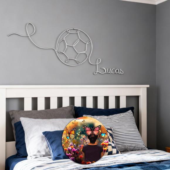 Escultura de Parede Bola Decoração Personalizada