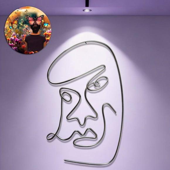 Escultura de Parede Rosto Decoração de Ambientes