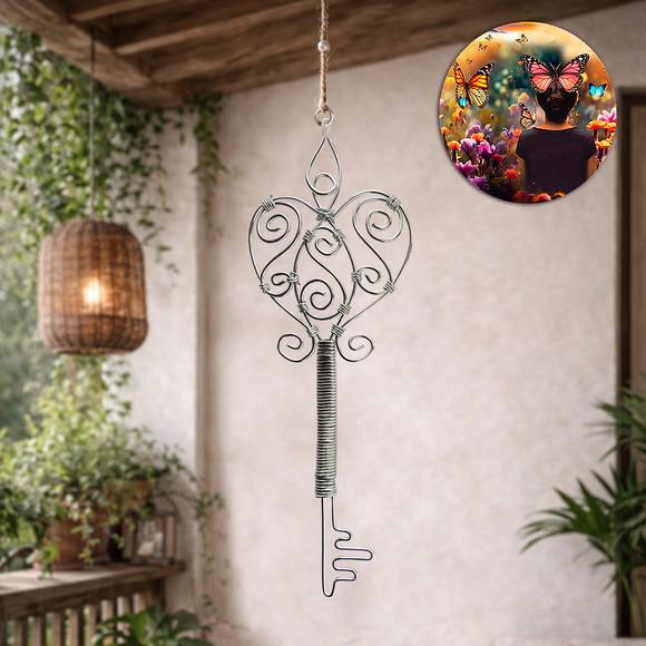 Escultura Mobile Chave Decora Ambientes Casa ou Escritório