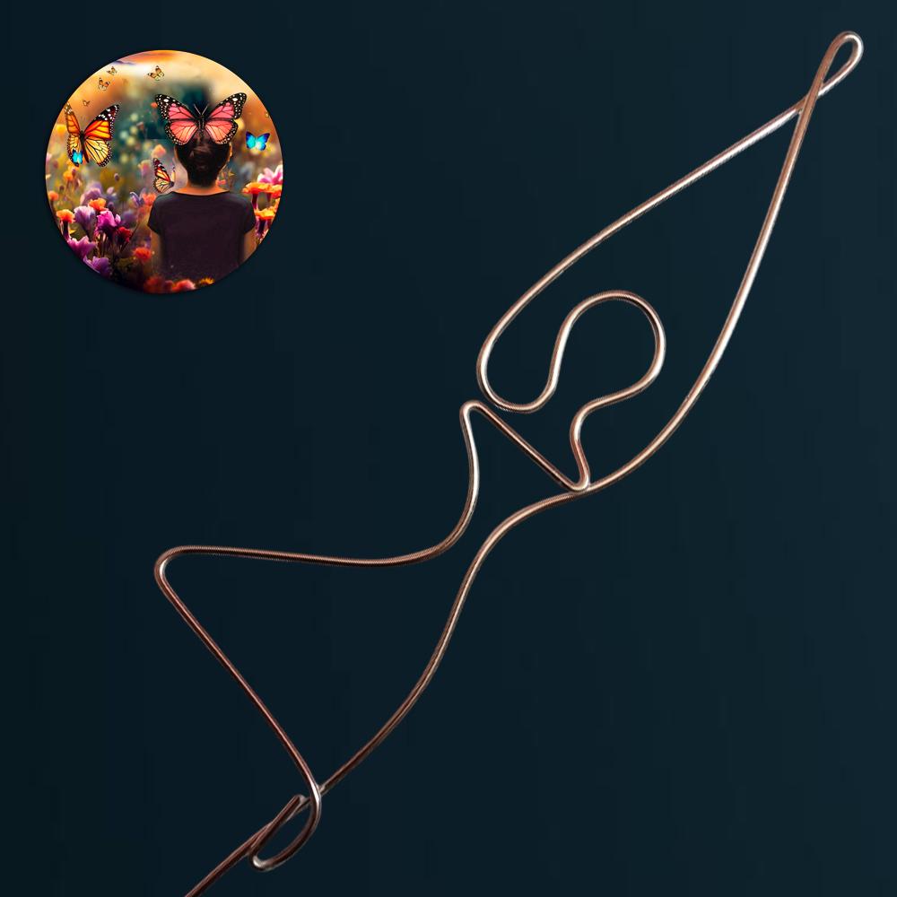 Escultura de Parede Yoga Zen Móbile Decoração