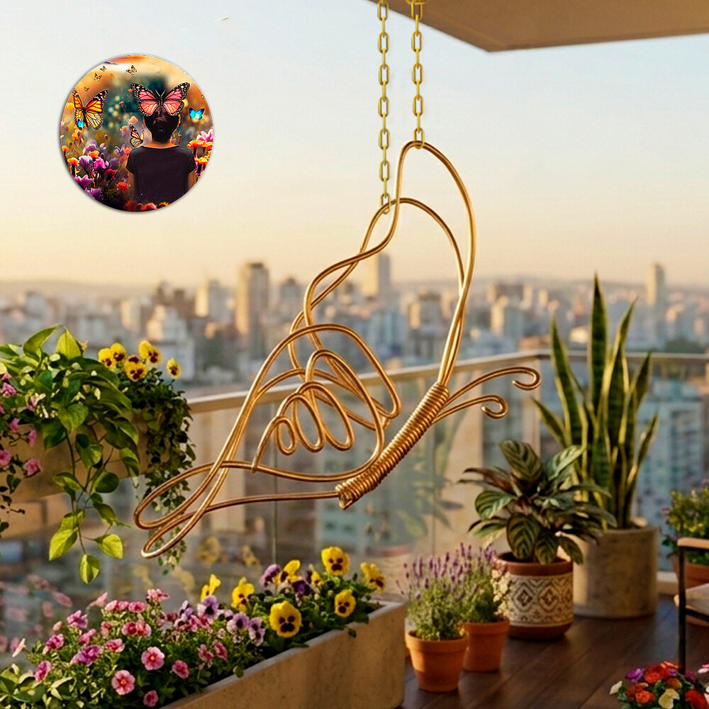 MÓBILE ESCULTURA BORBOLETA DECORAÇÃO DE AMBIENTES