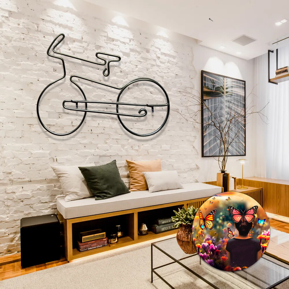 BIKE Escultura Bicicleta em Arame Para Bike Lovers