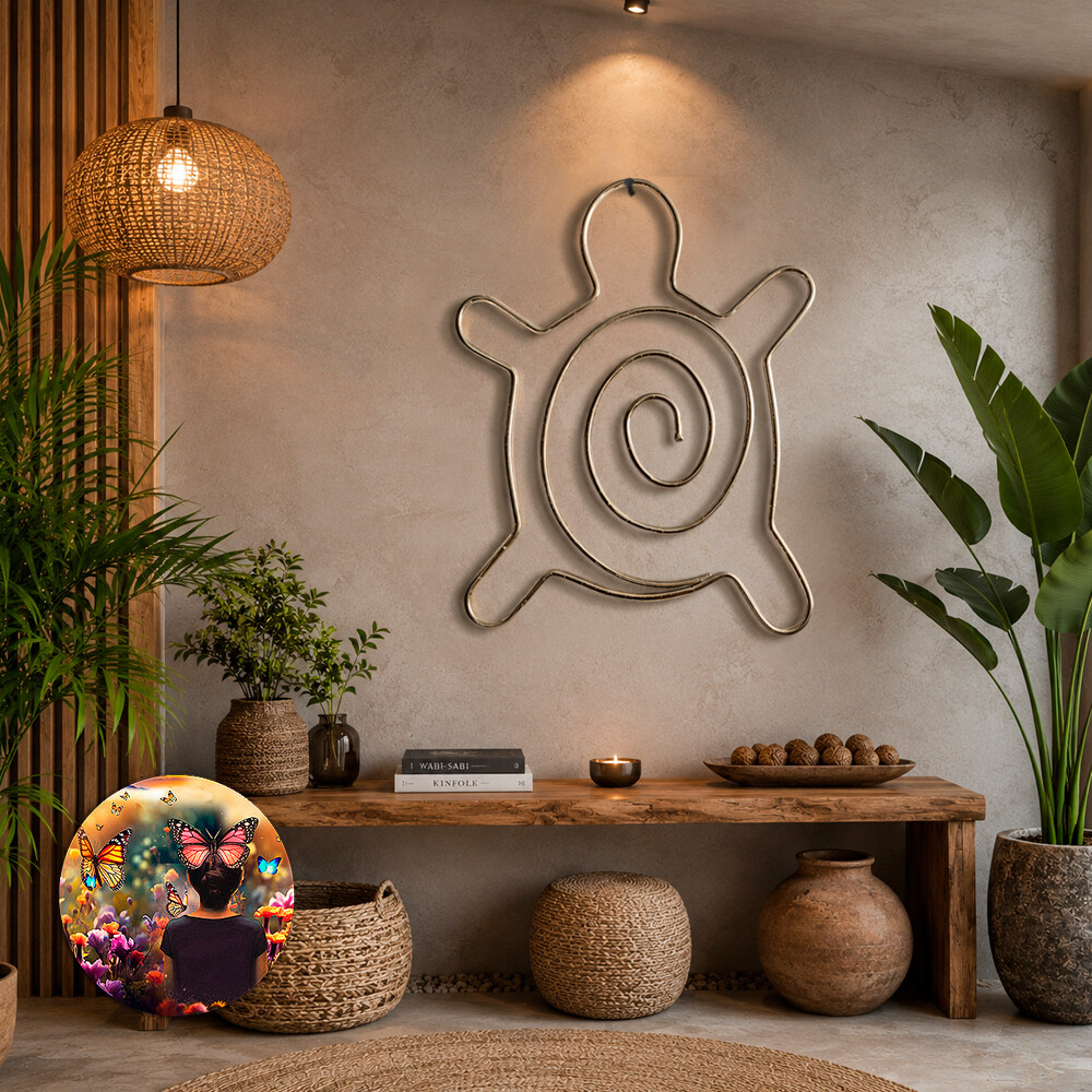 ESCULTURA TARTARUGA DECORAÇÃO ECOLÓGICA PARA AMBIENTES