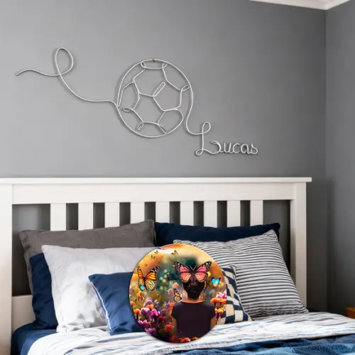 Escultura de Parede Bola Decoração Personalizada